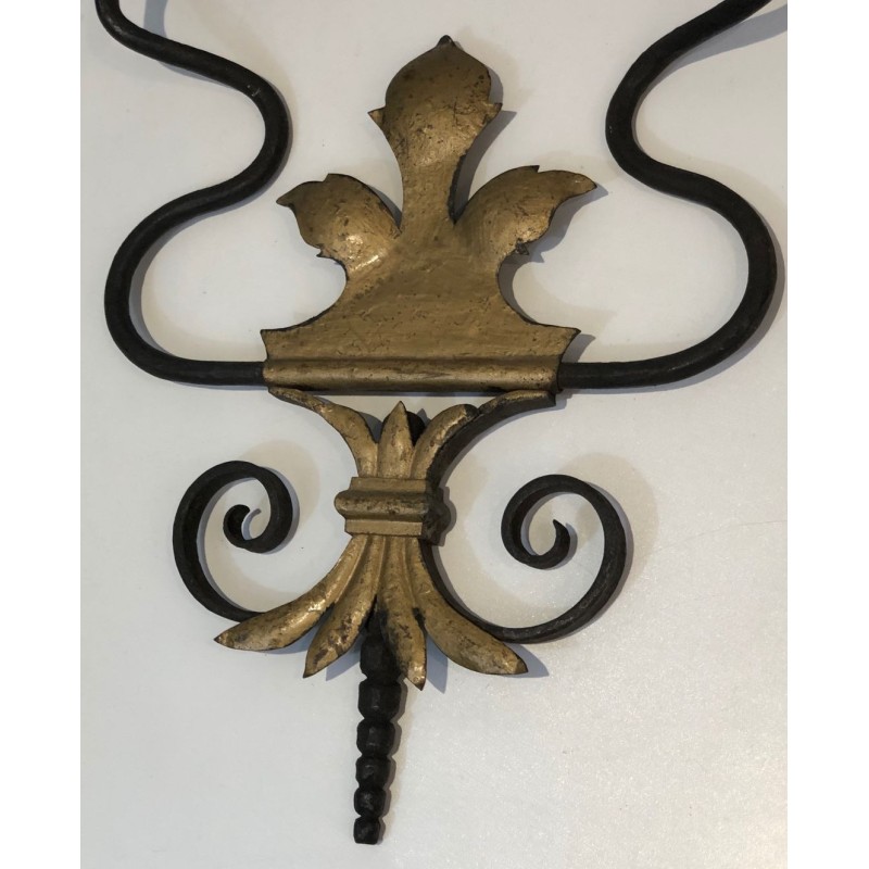 Wrought Iron Wall Light