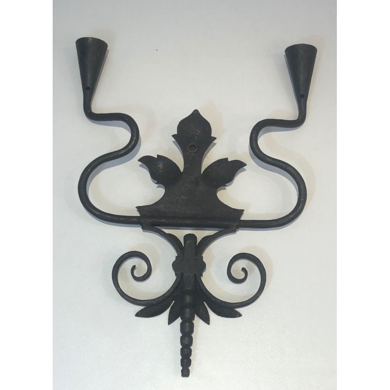 Wrought Iron Wall Light