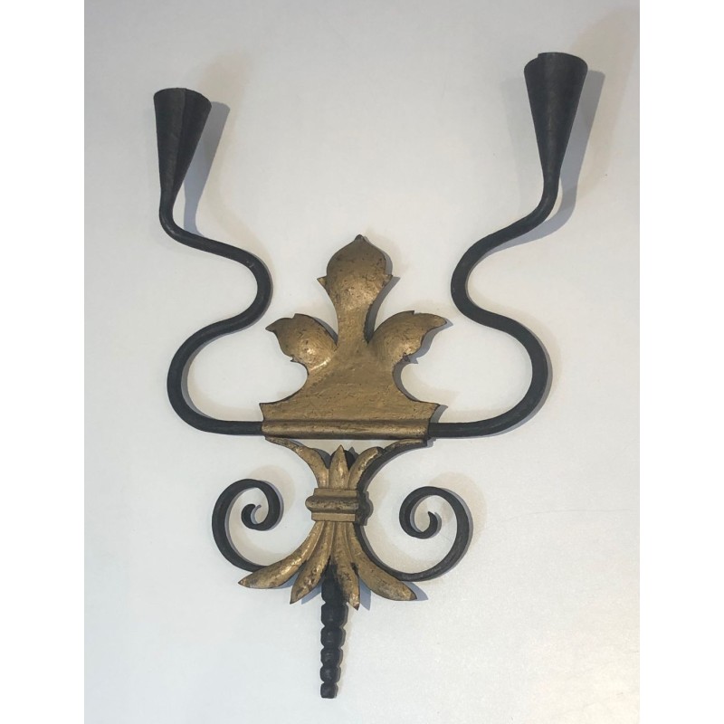 Wrought Iron Wall Light