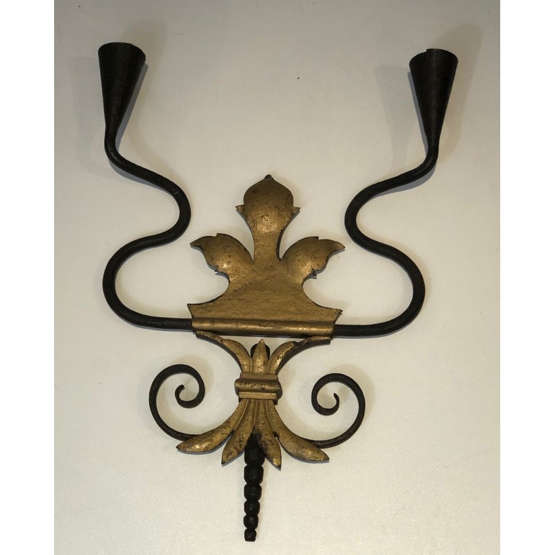 Wrought Iron Wall Light