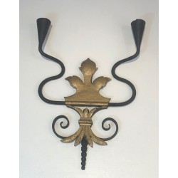 Wrought Iron Wall Light