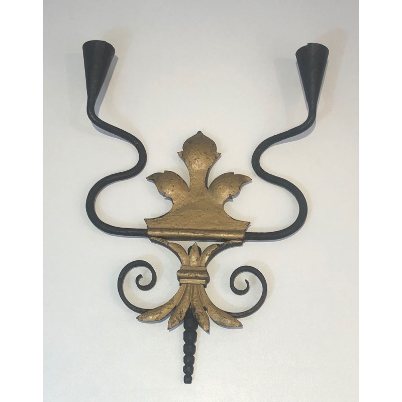 Wrought Iron Wall Light