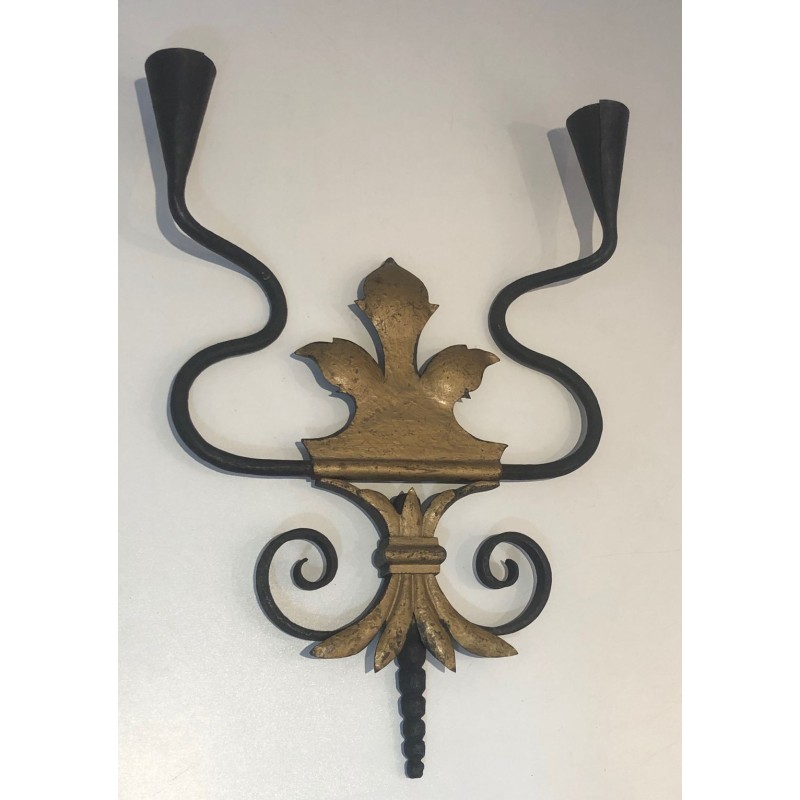 Wrought Iron Wall Light