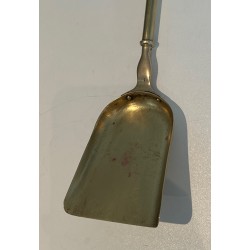 Garniture de Cheminée en Laiton de Style Néoclassique, Travail Français, vers 1970