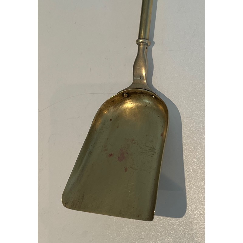 Garniture de Cheminée en Laiton de Style Néoclassique, Travail Français, vers 1970