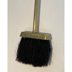 Garniture de Cheminée en Laiton de Style Néoclassique, Travail Français, vers 1970