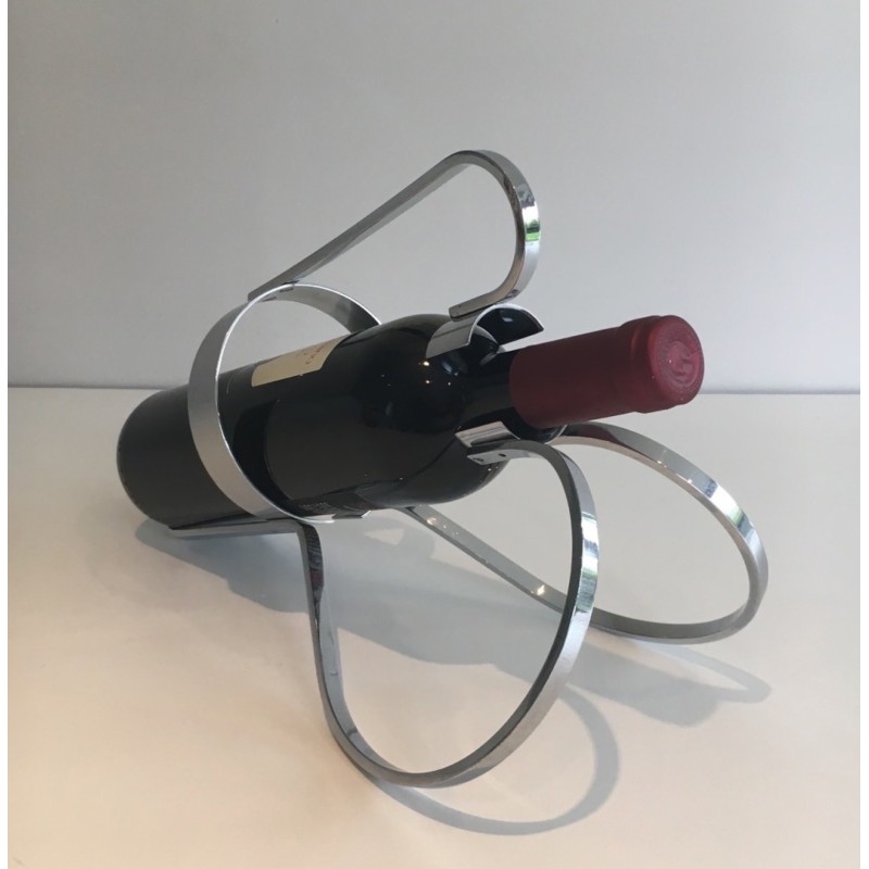 Silver-Plated Wine Bottle Holder, French Work, circa 1930