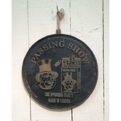 Rare Victorian Engraved Glass and Metal Shop Sign, London Tobacconist, circa 1900