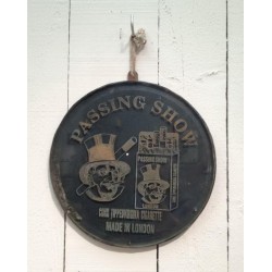 Rare Victorian Engraved Glass and Metal Shop Sign, London Tobacconist, circa 1900