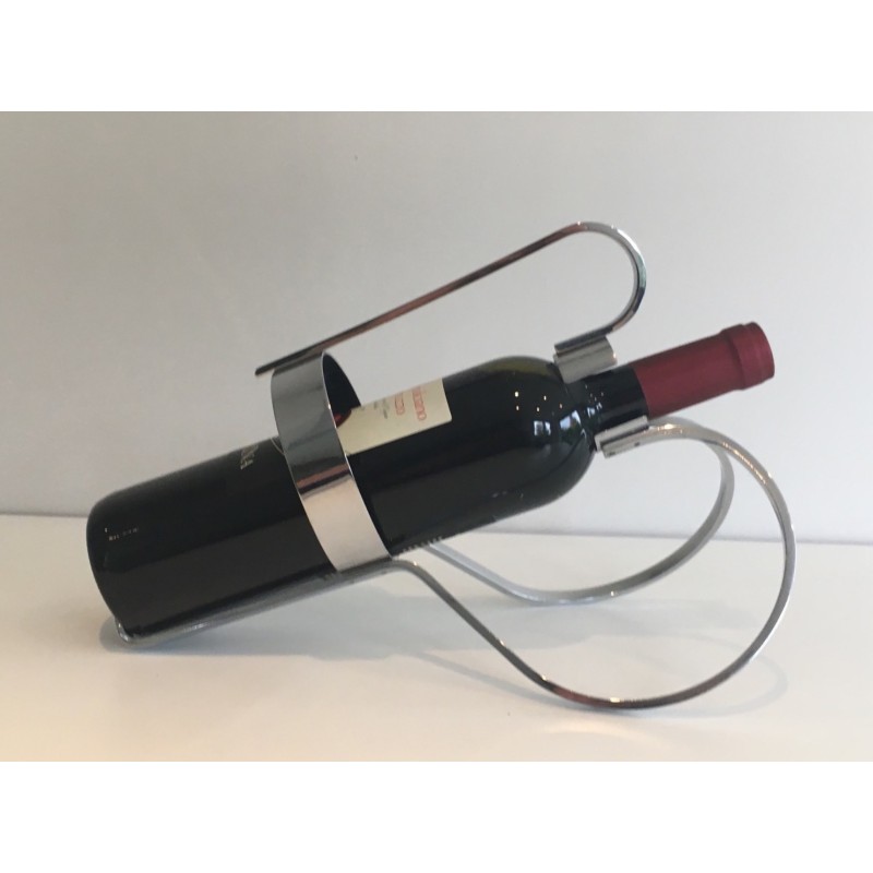 Silver-Plated Wine Bottle Holder, French Work, circa 1930