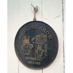 Rare Victorian Engraved Glass and Metal Shop Sign, London Tobacconist, circa 1900