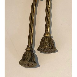 Paire d'Appliques en Bronze de Style Louis XVI