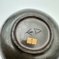 Set of 3 Vintage Ceramic Bowls 1950s | Mythological Decor