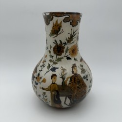 18th C. Arte Povera Vases | Italian Chinoiserie Antiques