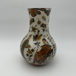 18th C. Arte Povera Vases | Italian Chinoiserie Antiques