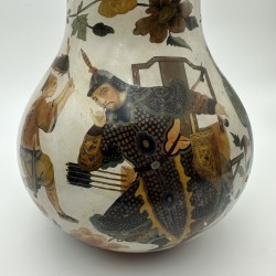 18th C. Arte Povera Vases | Italian Chinoiserie Antiques