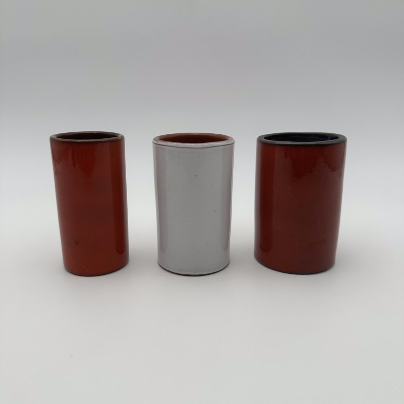 3 Mid-Century Ceramic Vases | Style of Georges Jouve 1950s