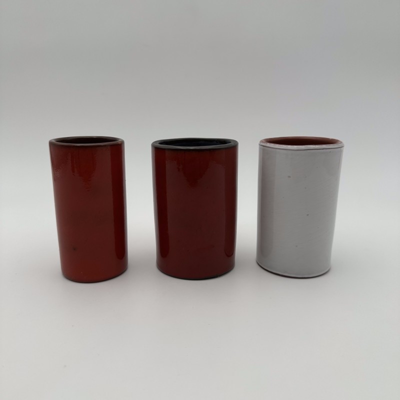3 Mid-Century Ceramic Vases | Style of Georges Jouve 1950s