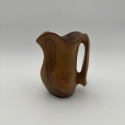 Walnut Pitcher Alexandre Noll Style | 1950s Wood Sculpture