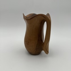Walnut Pitcher Alexandre Noll Style | 1950s Wood Sculpture