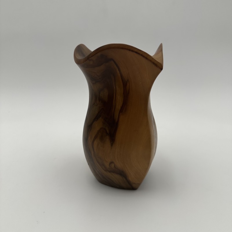 Walnut Pitcher Alexandre Noll Style | 1950s Wood Sculpture