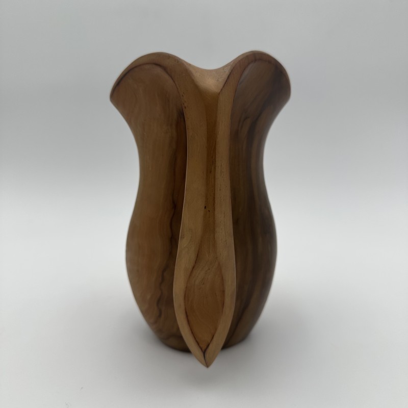 Walnut Pitcher Alexandre Noll Style | 1950s Wood Sculpture