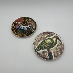 Assiettes Céramique Vallauris | Style Roger Capron Années 50