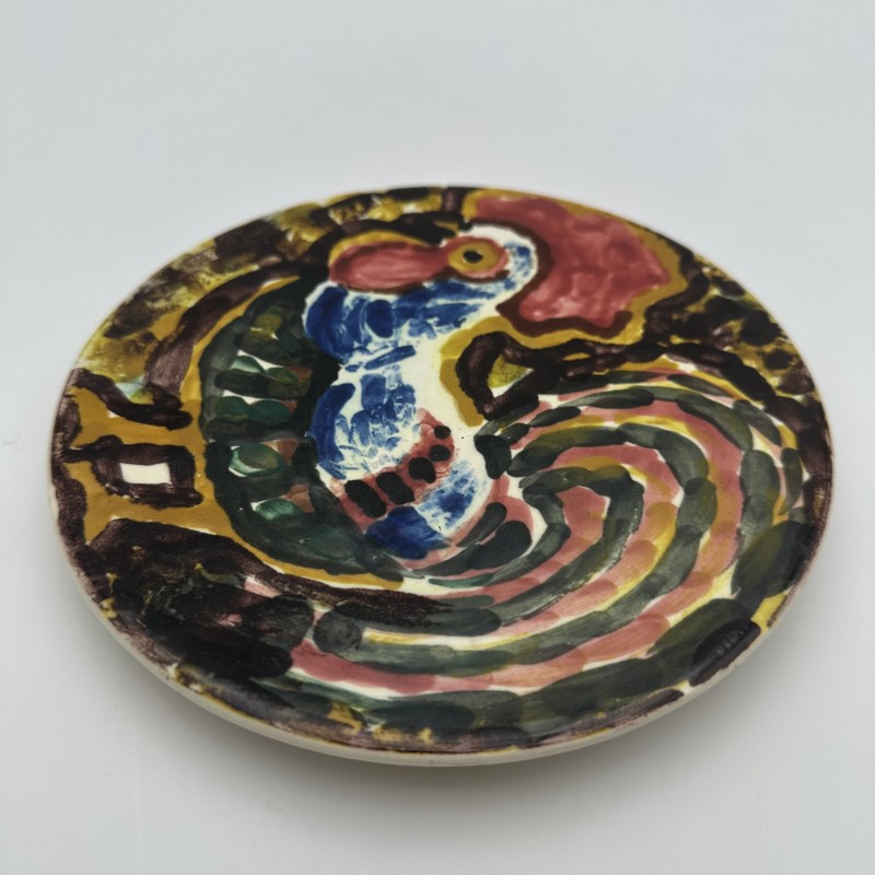 Vallauris Ceramic Plates | Roger Capron Style 1950s