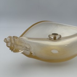 Murano Glass Iridescent Bowl | Barovier & Toso 1950s-60s