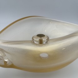 Murano Glass Iridescent Bowl | Barovier & Toso 1950s-60s