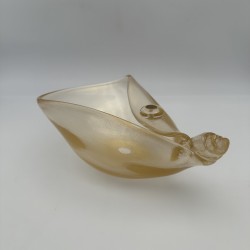 Murano Glass Iridescent Bowl | Barovier & Toso 1950s-60s