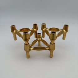 Gold BMF Nagel Quist Modular Candle Holders | 1970s Design