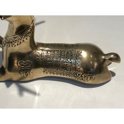 Engraved Bronze Stag Sculptures | 1970s French Animalier Art