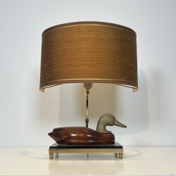 Duck Wood & Brass Lamp | De Stijl Edition 1970s