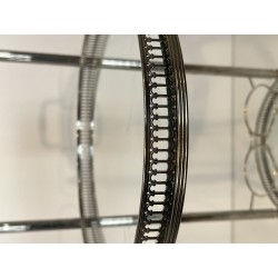 Silver-Plated Bar Cart | Maison Jansen 1950s-1960s Vintage