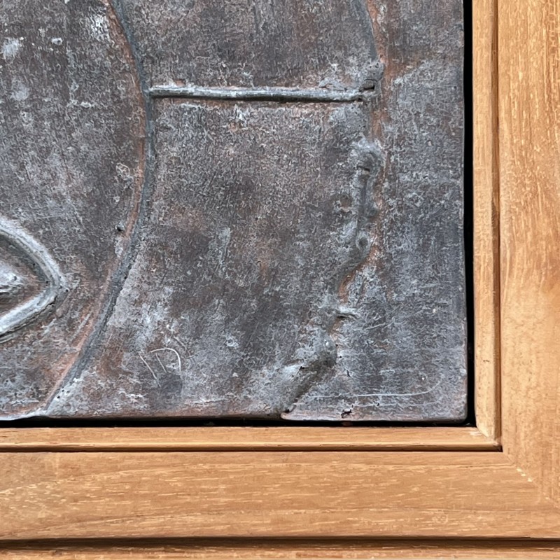 Modernist Cubist Ceramic Plaque | 1970s Vintage Wall Art