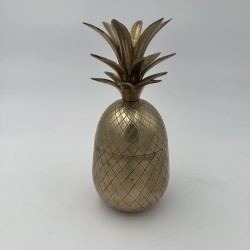 Pair of Brass Pineapple Ice Buckets | Mauro Manetti Style 1970s