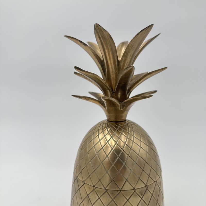 Pair of Brass Pineapple Ice Buckets | Mauro Manetti Style 1970s