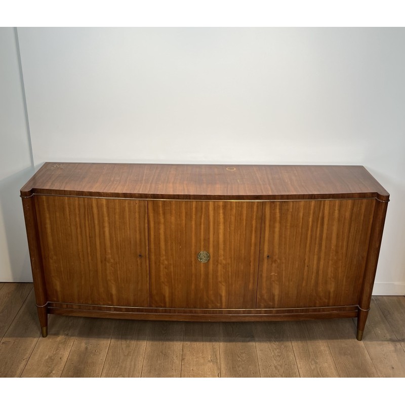 2m Art Deco Enfilade De Coene Frères | 1940s Wood Sideboard