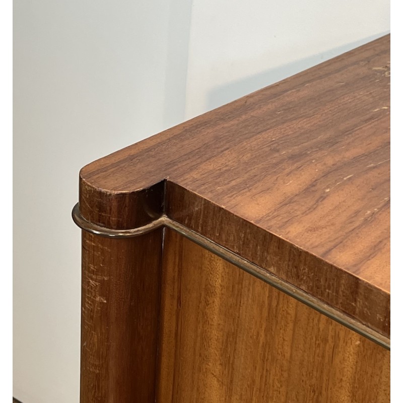 2m Art Deco Enfilade De Coene Frères | 1940s Wood Sideboard