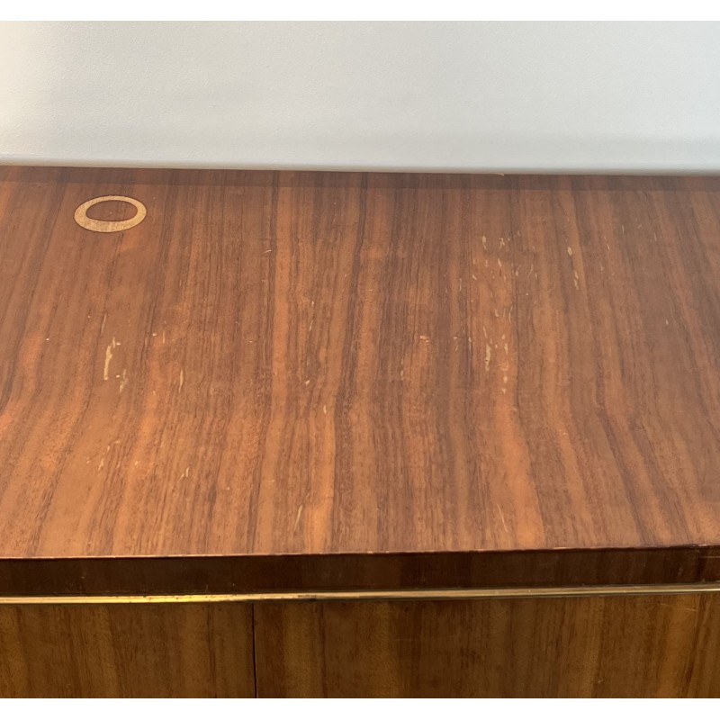 2m Art Deco Enfilade De Coene Frères | 1940s Wood Sideboard