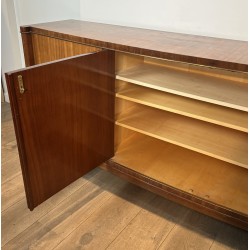 2m Art Deco Enfilade De Coene Frères | 1940s Wood Sideboard