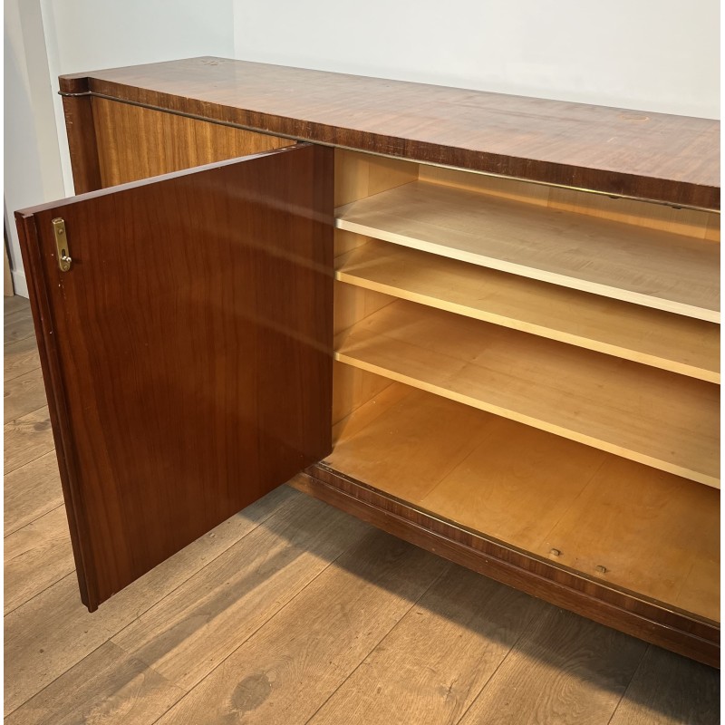 2m Art Deco Enfilade De Coene Frères | 1940s Wood Sideboard