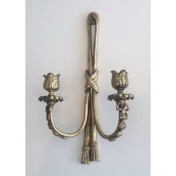 Pair of Louis the 16th style bronze wall sconces