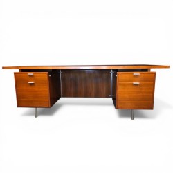 Bureau George Nelson EOG Noyer | Herman Miller Années 1960