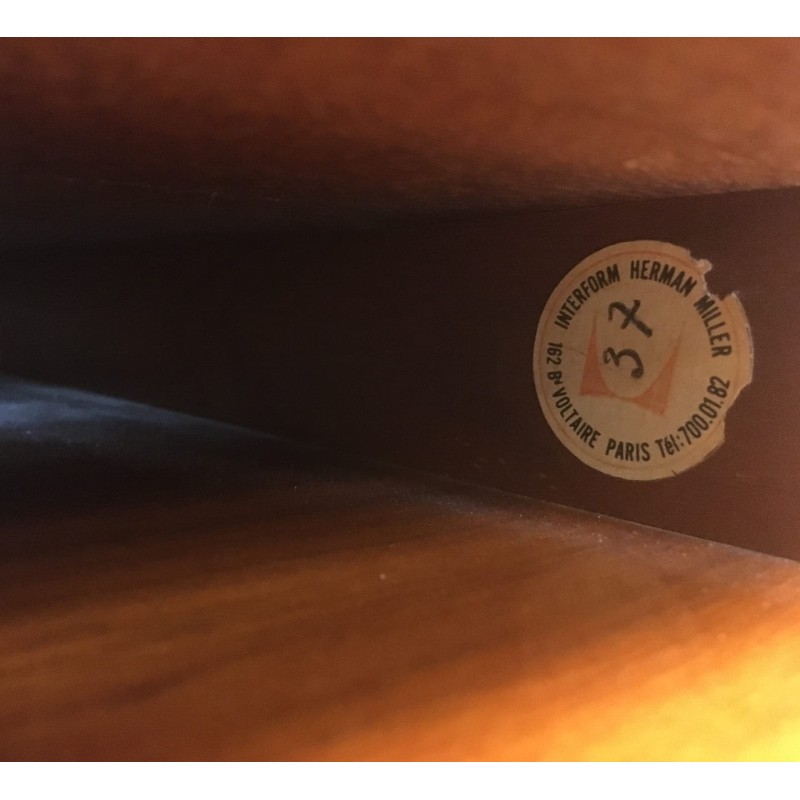 Bureau George Nelson EOG Noyer | Herman Miller Années 1960