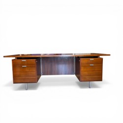 Bureau George Nelson EOG Noyer | Herman Miller Années 1960