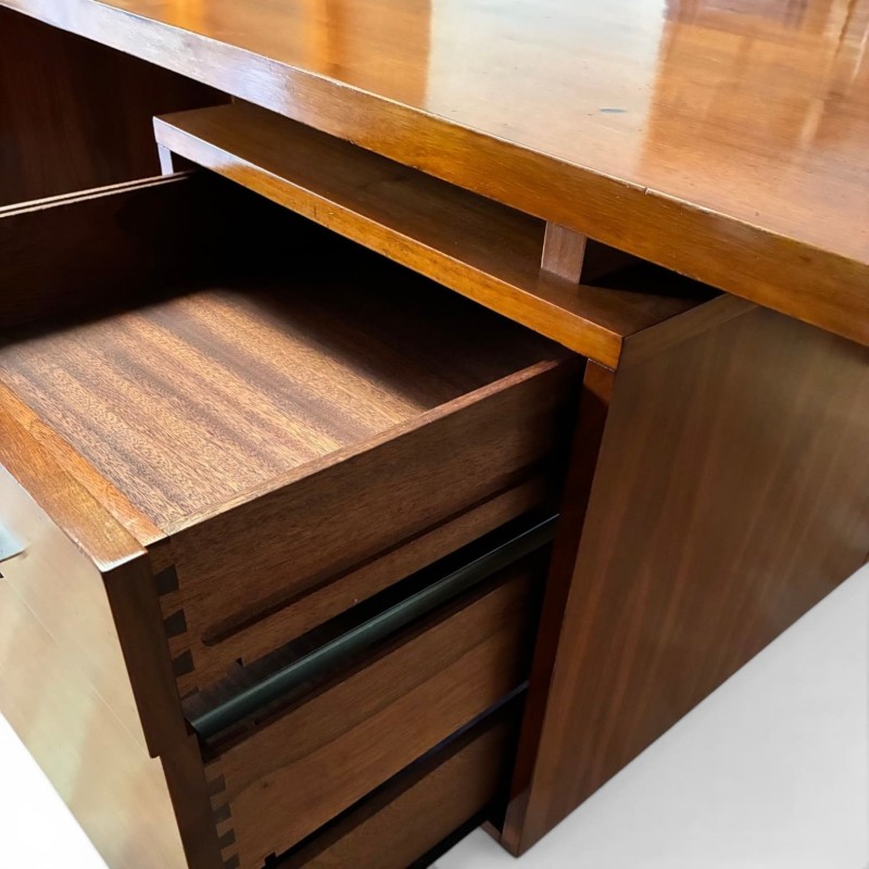 Bureau George Nelson EOG Noyer | Herman Miller Années 1960