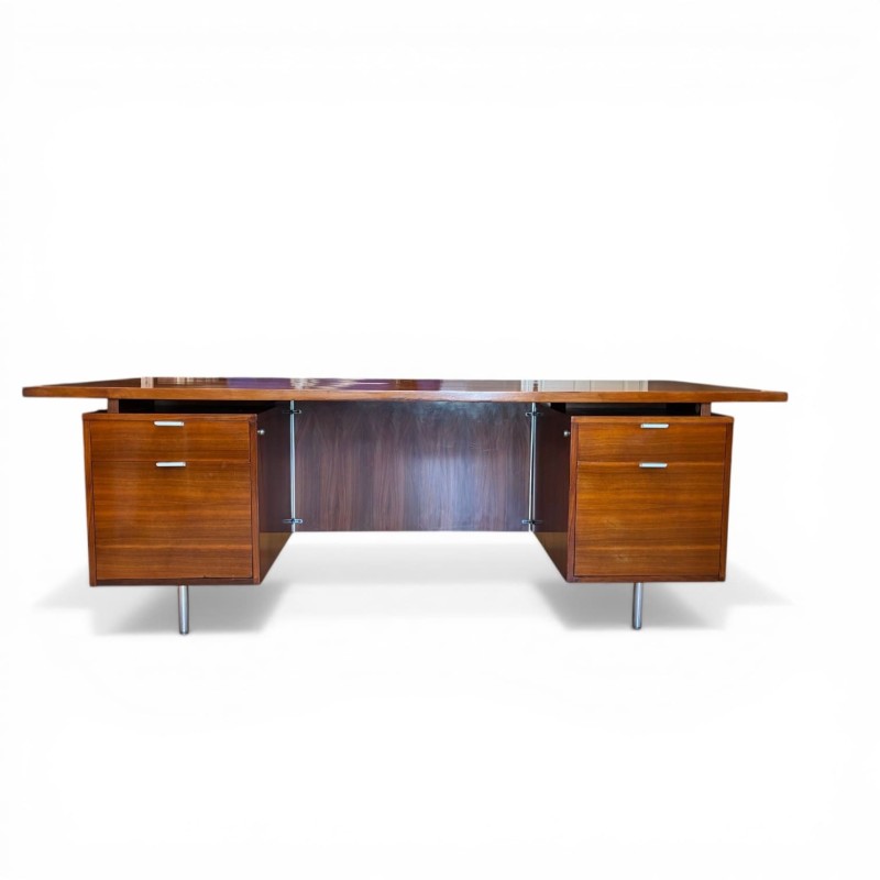 George Nelson Walnut EOG Desk | Herman Miller 1960s Design