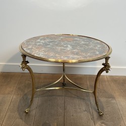 Table Basse Bronze Aux Coqs | Maison Charles Paris Vers 1940
